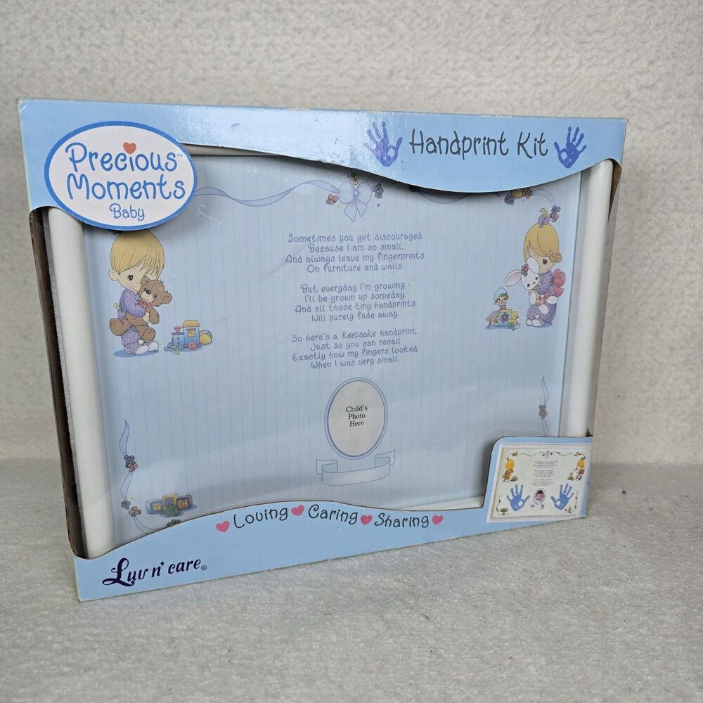 Vintage Precious Moments Handprint Kit Luv N Care 2002 Brand NEW
